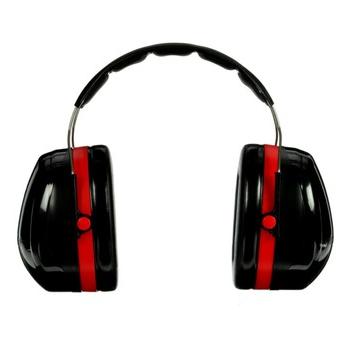 EAR PROTECTION | 3M H10A Peltor Optime 105 High Performance 30 dB NRR Ear Muffs - Black/Red