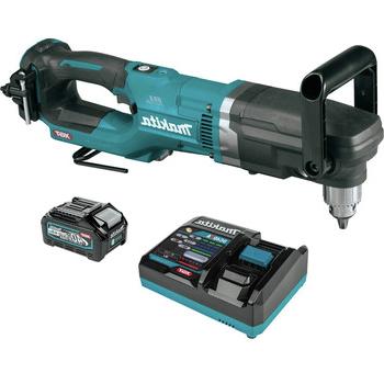 RIGHT ANGLE DRILLS | Makita GAD01M1 40V max XGT Brushless Lithium-Ion 1/2 in. Cordless Right Angle Drill Kit (4 Ah)