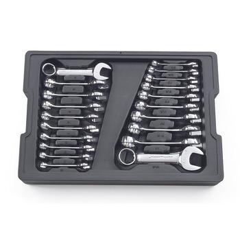 RATCHETING WRENCHES | GearWrench 81903 20-Piece SAE/Metric Stubby Combination Non-Ratcheting Wrench Set