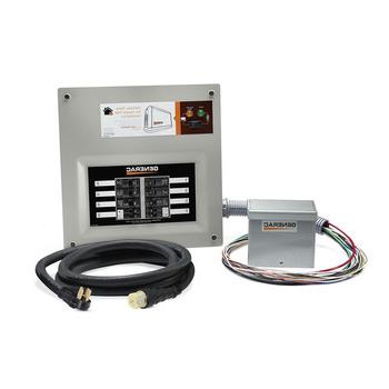 TRANSFER SWITCHES | Generac 9855 HomeLink 50-Amp Indoor Pre-wired Upgradeable Manual Transfer Switch Kit for 10-16 Circuits