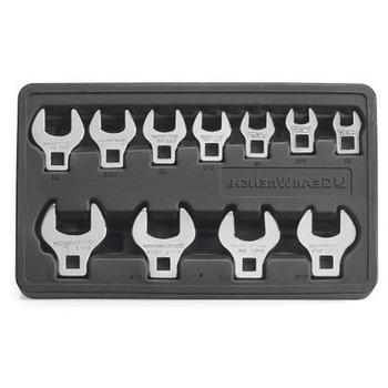 CROWFOOT WRENCHES | GearWrench 81908 11-Piece 3/8 in. Drive SAE Crowfoot Non-Ratcheting Wrench Set