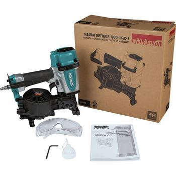AIR TOOLS AND EQUIPMENT | Factory Reconditioned Makita AN454-R 1-3/4 in. Coil Roofing Nailer