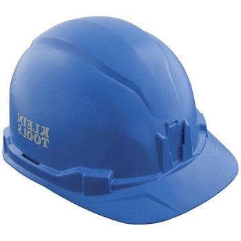 PROTECTIVE HEAD GEAR | Klein Tools 60248 Non-Vented Cap Style Hard Hat - Blue