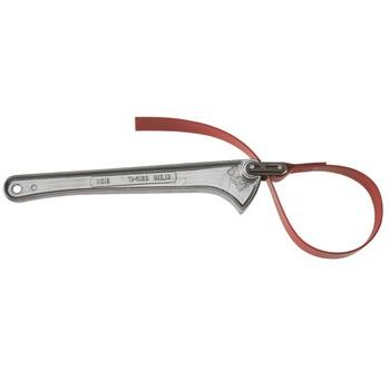STRAP WRENCHES | Klein Tools S-18H Grip-It 18 in. Strap Wrench - Silver/Red