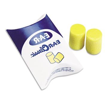 EAR PROTECTION | 3M 310-1001 E-A-R Pillow Pack Classic Uncorded Earplugs (200/Box)