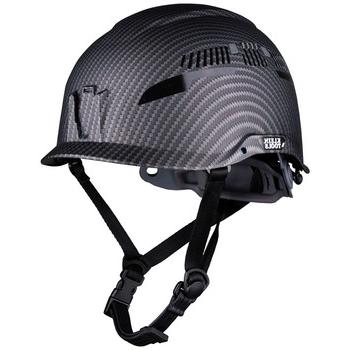 PROTECTIVE HEAD GEAR | Klein Tools 60516 Premium KARBN Pattern Vented Class C Safety Helmet